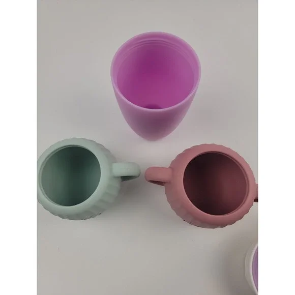 Munchkin Miracle 360 Sippy Cups 2 Pack Pink Green Lavender 360 Degree Toddler - Picture 5 of 9